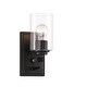 preview thumbnail 13 of 16, Minka Lavery Binsy - 1 Light Bath Vanity in Coal Finish