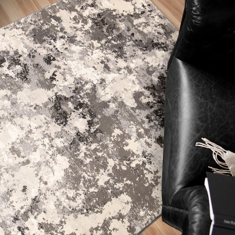 Orian Montebello Coal Creek Stain Resistant Area Rug