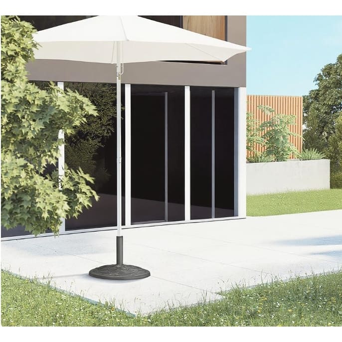 GDFStudio Outdoor Outsunny Decorative Resin Umbrella Base
