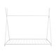 preview thumbnail 20 of 28, Metal Twin Size House Shaped Platform Bed with Triangle Structure