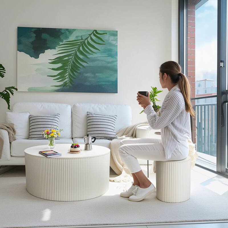 Contemporary Coffee Table for Living Room, Bedroom