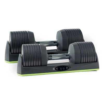 JAXJOX Adjustable Dumbbells 5-50lbs (New) - Black
