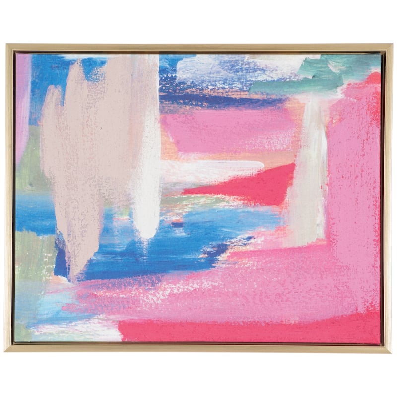 SAFAVIEH Phera Rejuvenation 20 x 16 Framed Linen Canvas Wall Art - 18.9 In. W x 0.03 In. D x 14.9 In. H