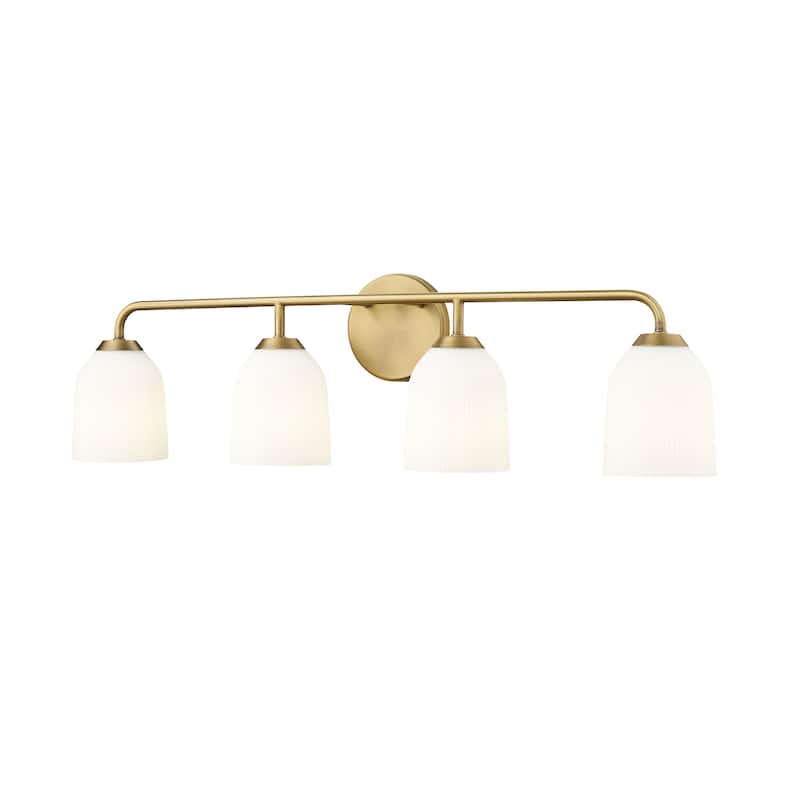 Norah Vanity Light - Vintage Brass - 4 Light