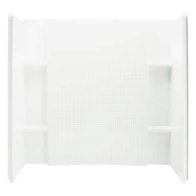 Sterling 71164100 Accord 60" x 36" Vikrell Shower Wall Set with Tile