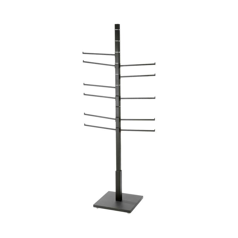 4 Sided Garment Rack with 12 Arms