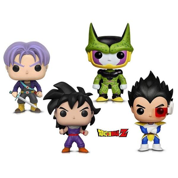 Shop Funko Pop Animation Dragonball Z Perfect Cell Vegeta Gohan Training Outfit Trunks 4 Items Overstock 25321682
