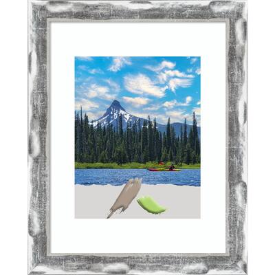 Scratched Wave Chrome Picture Frame, Photo Frame, Artwork Frame