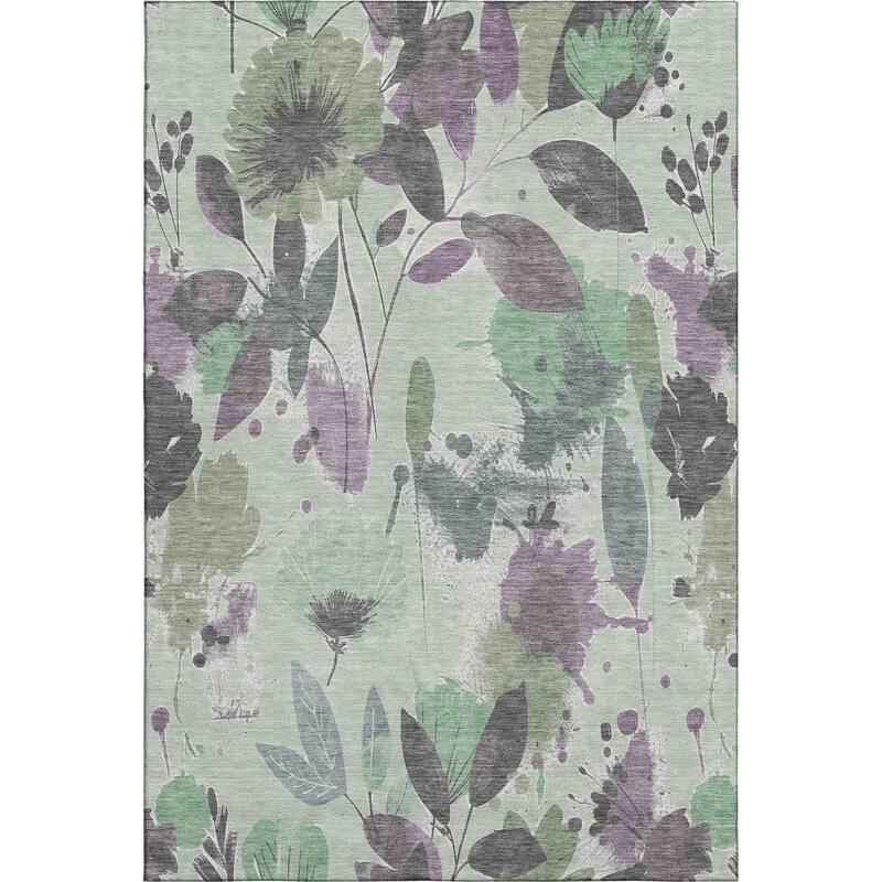 Premium Washable Super Soft Floral Mayfield Rug