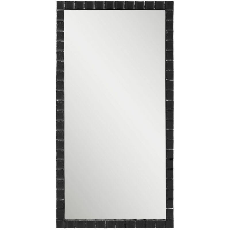 Uttermost 09780 Dandridge 22" W x 42" H Rectangular Framed Bathroom - Matte Black