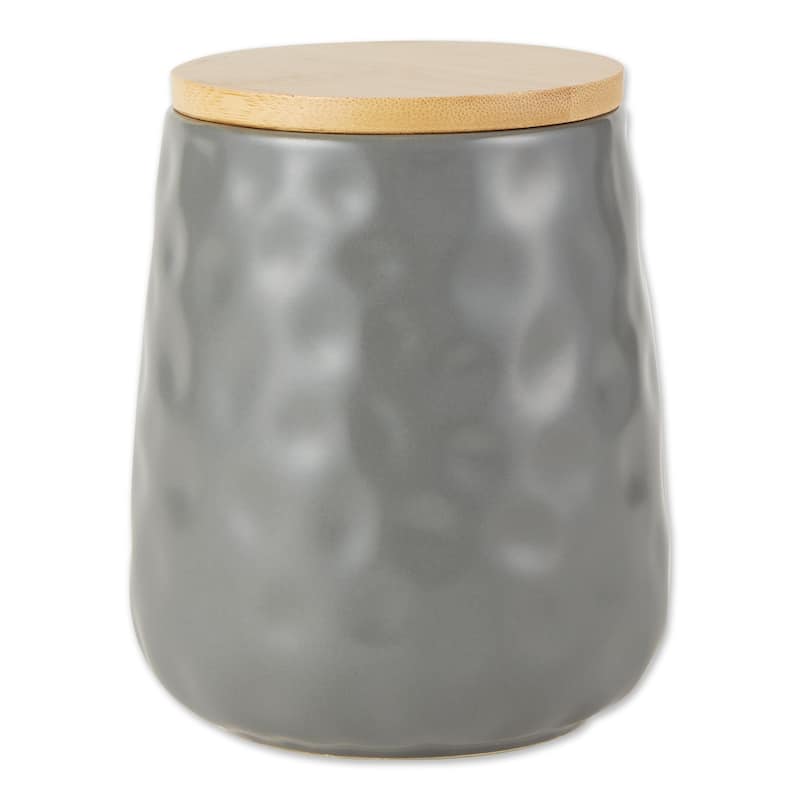 Matte Dimple Texture Ceramic Canister (Set of 2) - 3.25 Cup/5.75 Cup