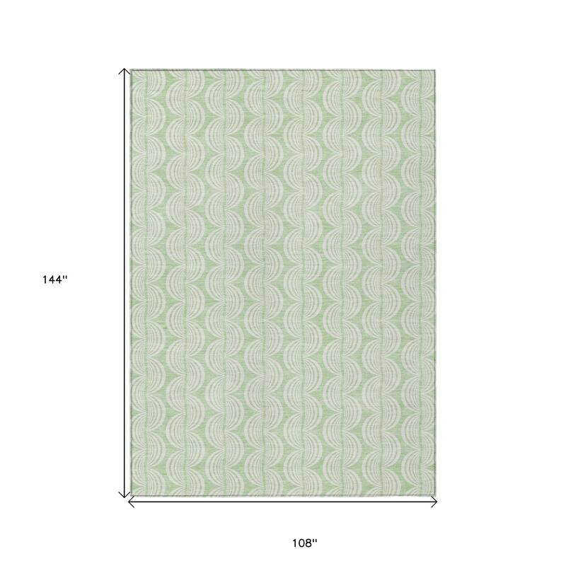 HomeRoots Ogee Transitional Rectangle Outdoor Rug