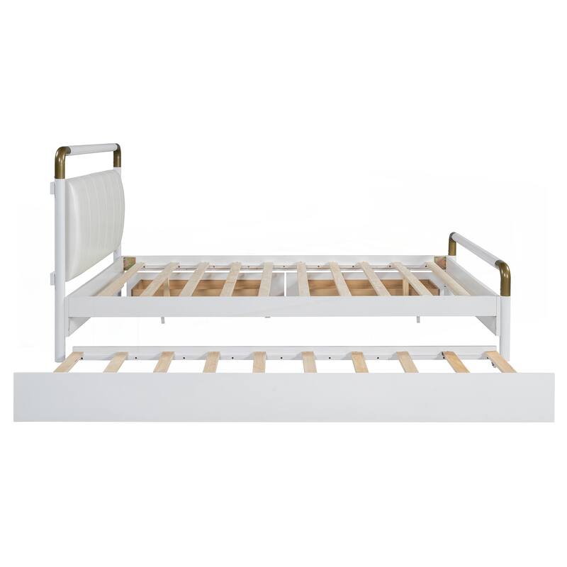 Queen Size Wooden Storage Platform Bed