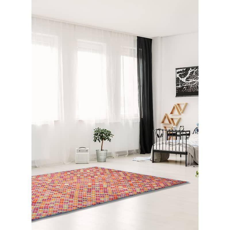 ECARPETGALLERY Hand-knotted Teimani Olive Wool Rug - 3'9 x 6'7