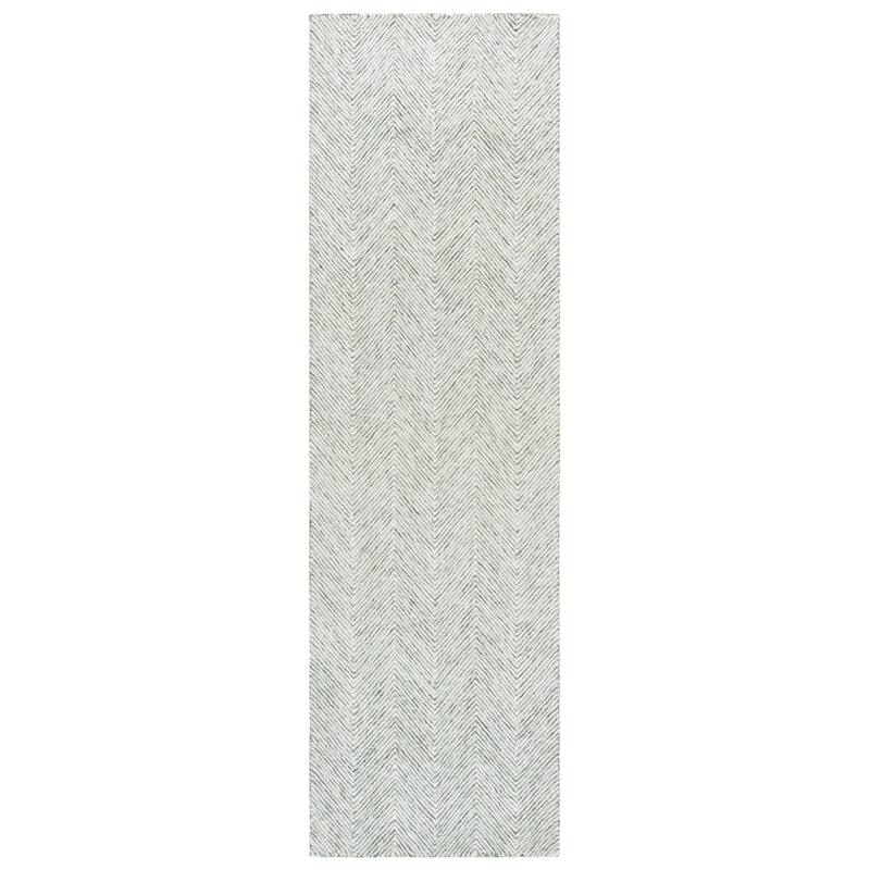 SAFAVIEH Handmade Metro Arnrin Wool Rug - Sage/Ivory - 2'3" x 8' Runner