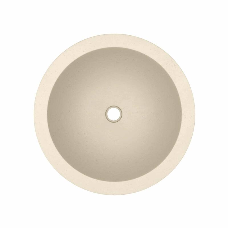 Morro 17-inch NativeStone Vessel Bathroom Sink - 17" x 5"