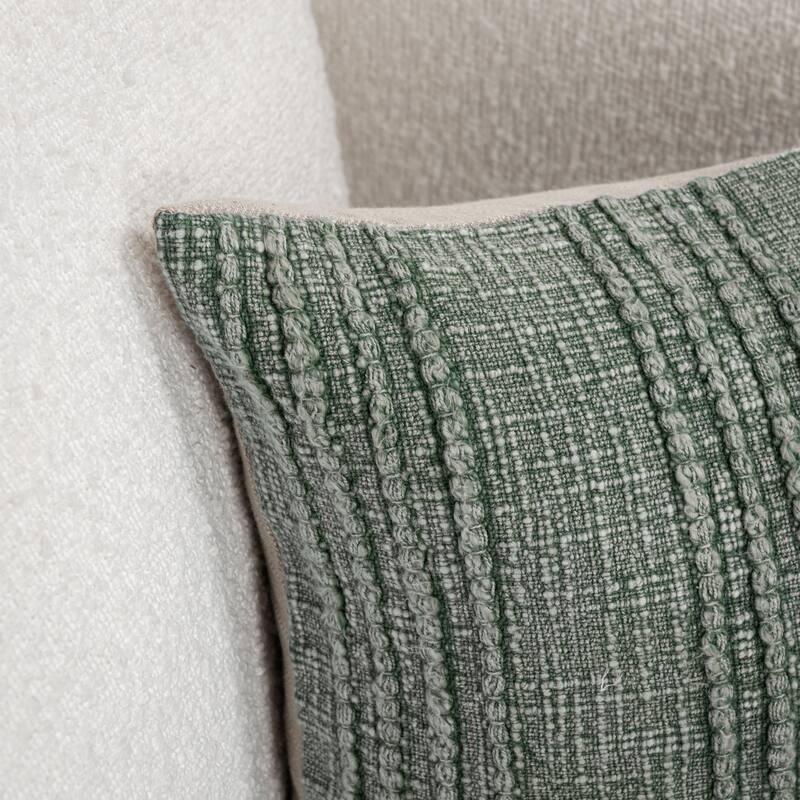 Villa by Classic Home Hannah 100% Cotton 22" Throw Pillow