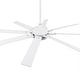 preview thumbnail 19 of 38, 65" Integrated LED White Dimmable Ceiling Fan with Light and Remote - 65" D x 65" W x 13.4" H