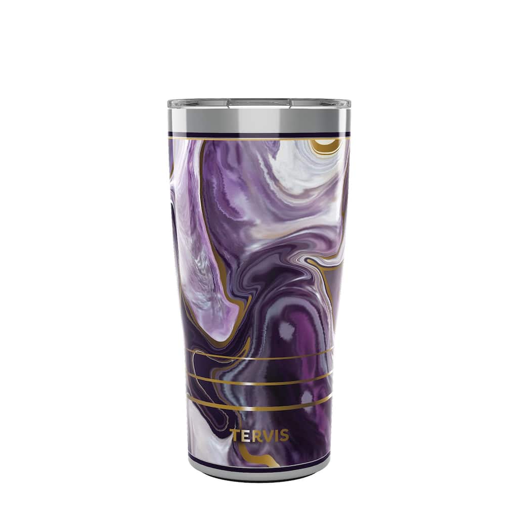 Tervis Traveler Marble Alexandrite Triple Walled Insulated Travel Tumbler, Stainless Steel