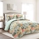 preview thumbnail 28 of 46, The Curated Nomad Chorro 3-piece Quilt Set Blue/Green - King