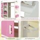 preview thumbnail 22 of 30, Costway Kids Costume Storage Closet Children Pretend Dresser with - See Details