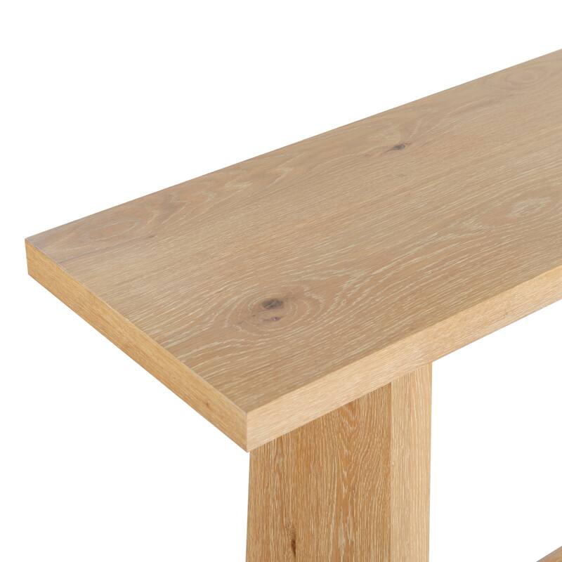 SAFAVIEH Couture Maliq Wood Console Table - 72"W x 16"D x 34"H