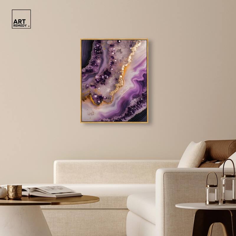 Amethystine Dream I Canvas by Art Remedy