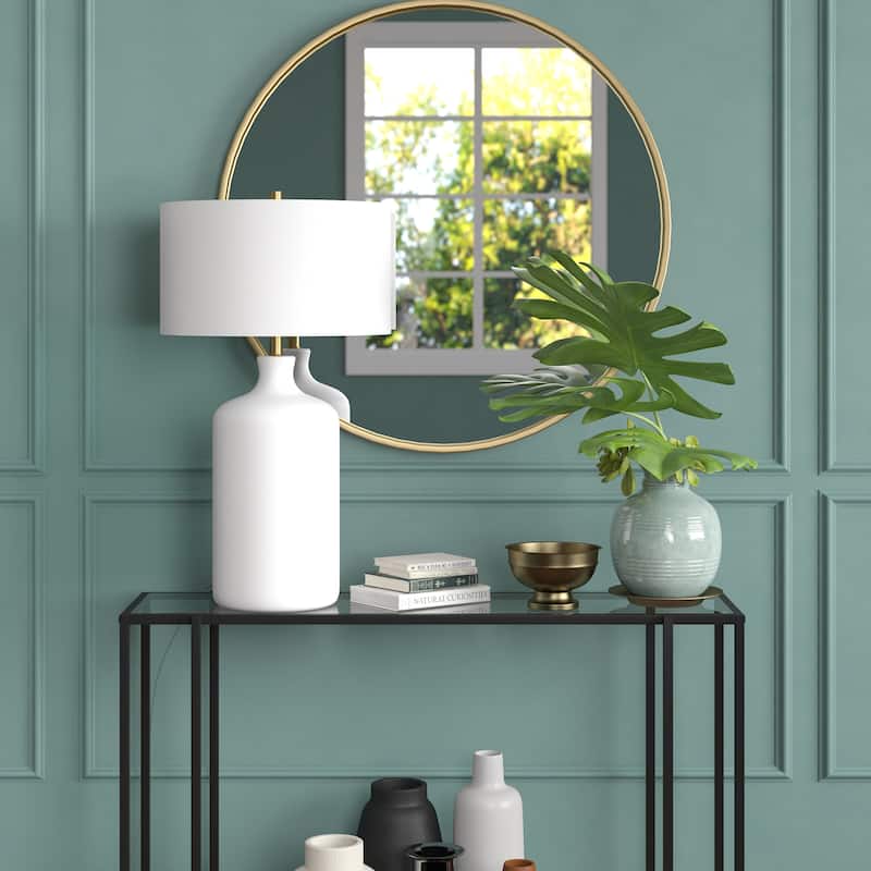 Sloane 29" Tall Ceramic Table Lamp with Fabric Shade