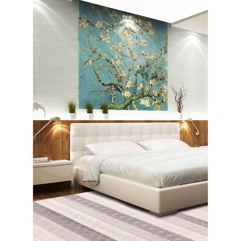 ECARPETGALLERY Hand Loomed Elysian Grey Wool Rug - 6'7 x 9'10