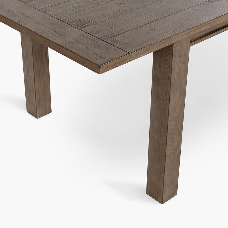 The Gray Barn Fairview Driftwood Reclaimed Pine 94-inch Extension Dining Table