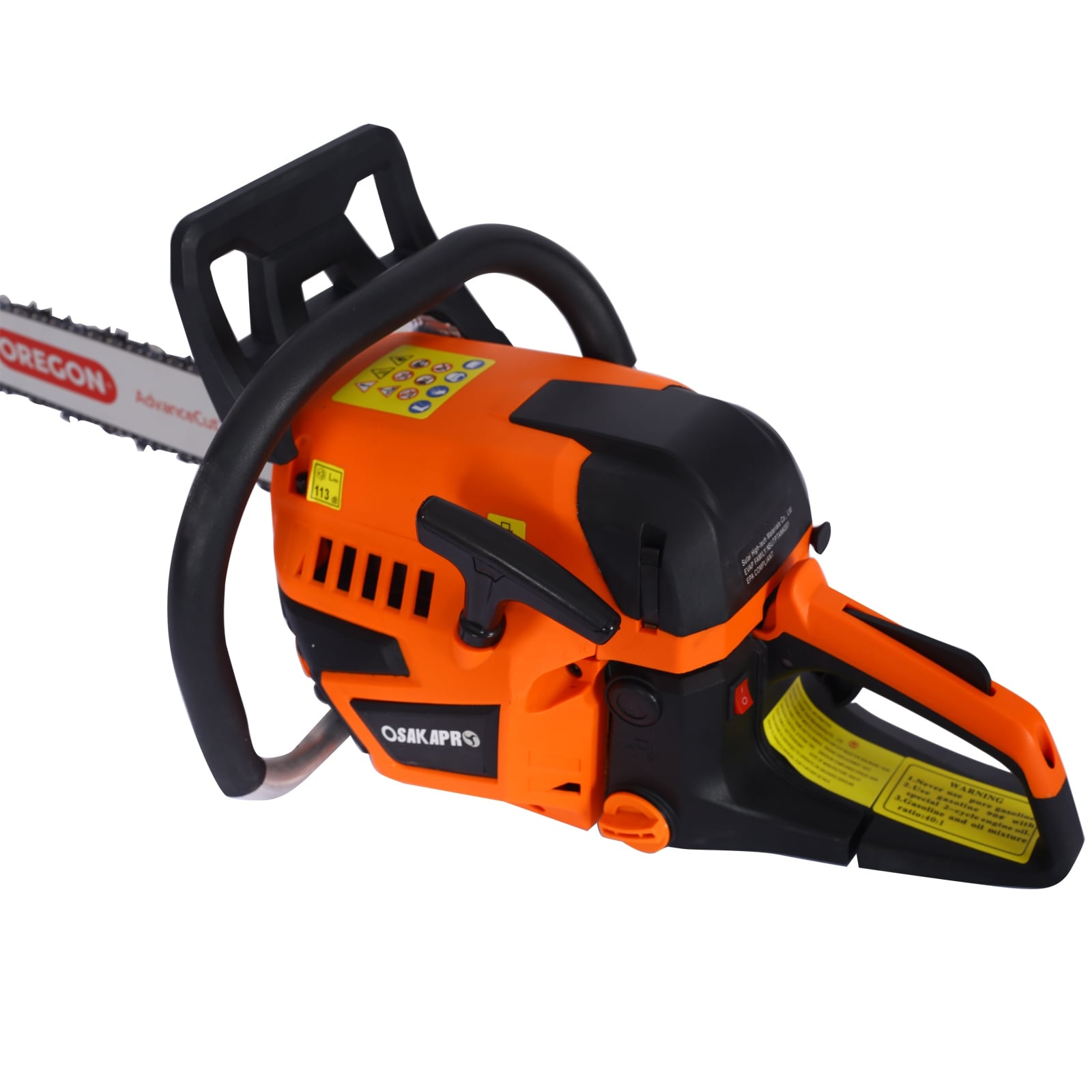 Gasoline Chain Saw Dual Spike Bar 20 Inch Power Chain Saw 58CC 2