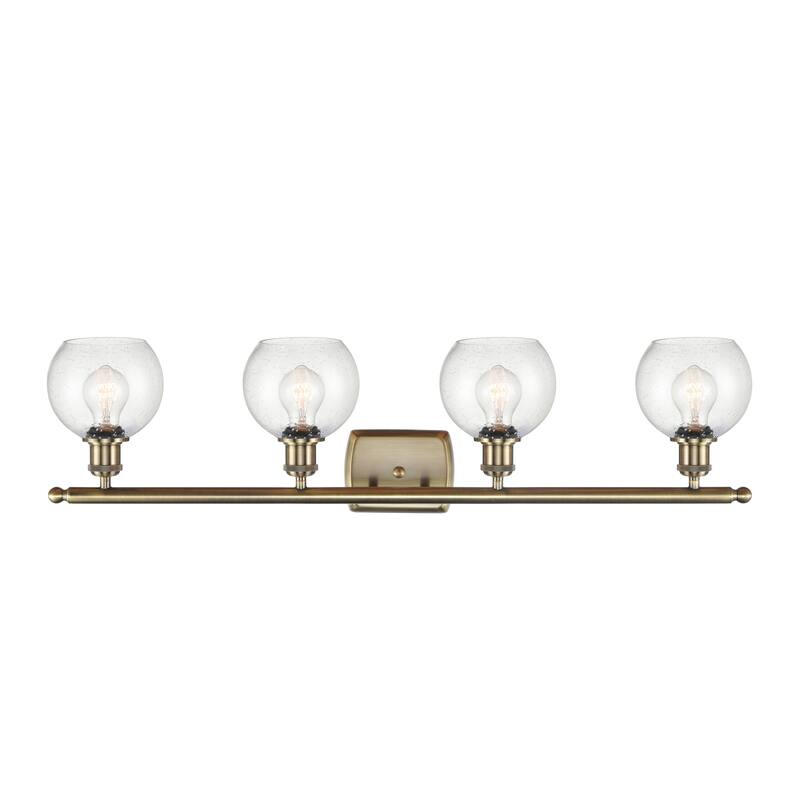 Innovations Lighting Athens - 4 Light 36" Bath Vanity Light - 6" Shade