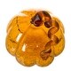 preview thumbnail 23 of 26, Glitzhome Amber Crackle Handblown Decorative Glass Pumpkins