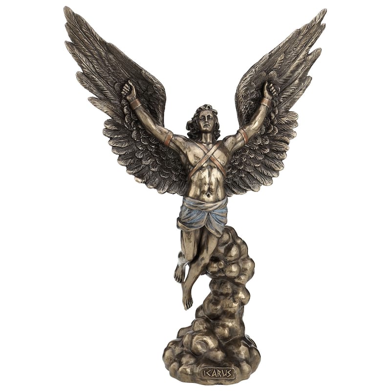 Veronese Design 14.6 H Flight Of Icarus Cold Cast Bronze