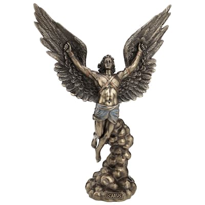 Veronese Design 14.6 H Flight Of Icarus Cold Cast Bronze