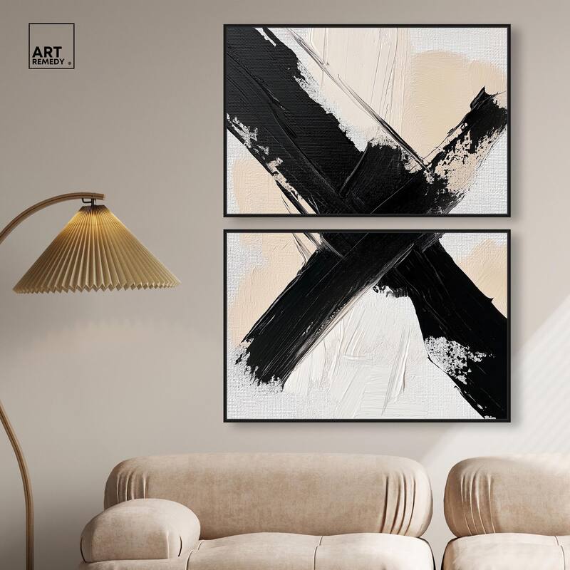 Graphic Impact I Canvas Set of 2 by Art Remedy
