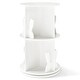 preview thumbnail 13 of 16, MDF Kids Rotating Bookshelf 8 Compartments 360-degree Swivel with Bunny Baffles - 16" L x 16” W x 25.5" H