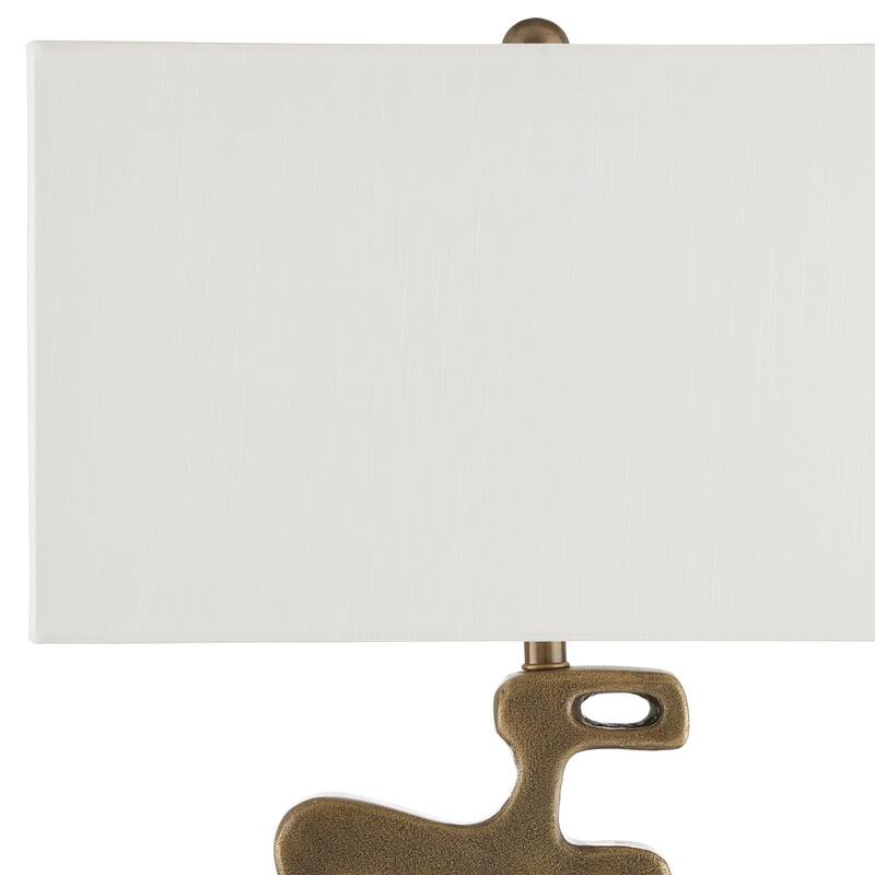 Currey & Company Mithra Brass Table Lamp - 29"h x 17"w x 10"d
