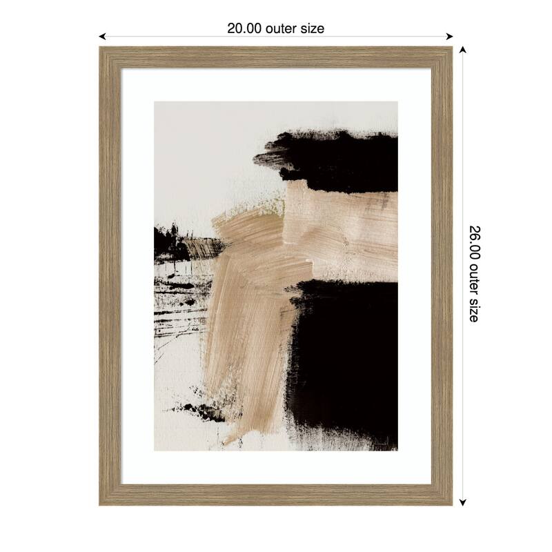 Path by Dan Hobday Wood Framed Wall Art Print