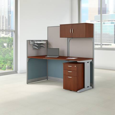 Office in an Hour 65W Cubicle with Storage by Bush Business Furniture