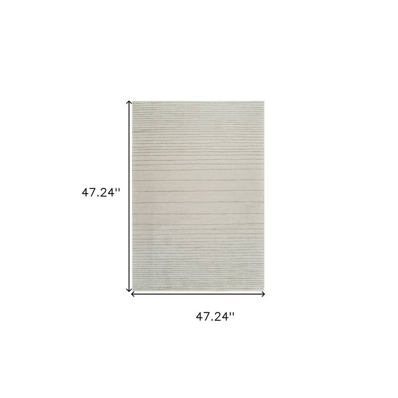 Beruy Abstract Modern Non Skid Stain Resistant Woven Durable Area Rug By HomeRoots