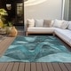 preview thumbnail 81 of 118, Machine Washable Indoor/ Outdoor Modern Chantille Rug