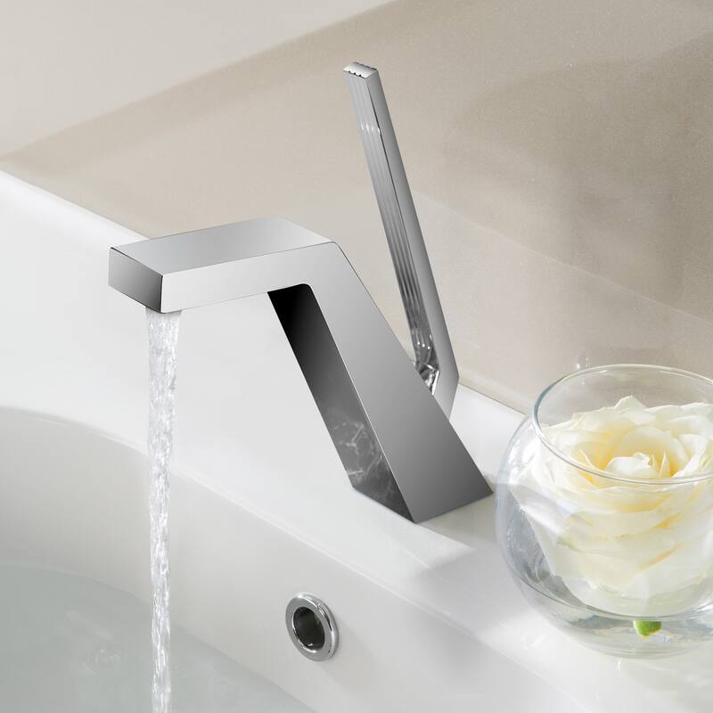 8"H Solid Brass Creative Single-Handle Bathroom Faucet