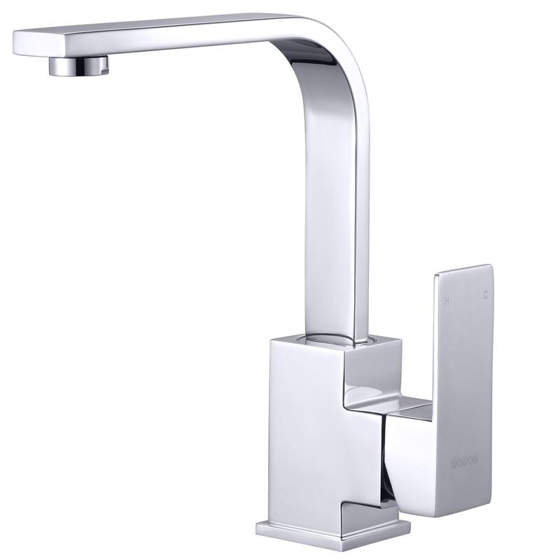 WOWOW Single Handle Bar Faucet - Chrome/Clear