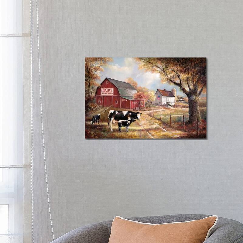 iCanvas "Memories On The Farm" by Ruane Manning Canvas Print - 18x26x1.5