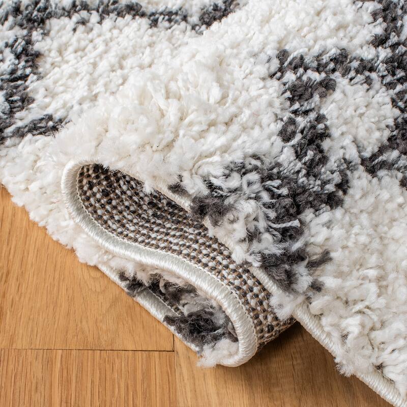 SAFAVIEH Arizona Shag Lotta Moroccan 1.2-inch Thick Rug