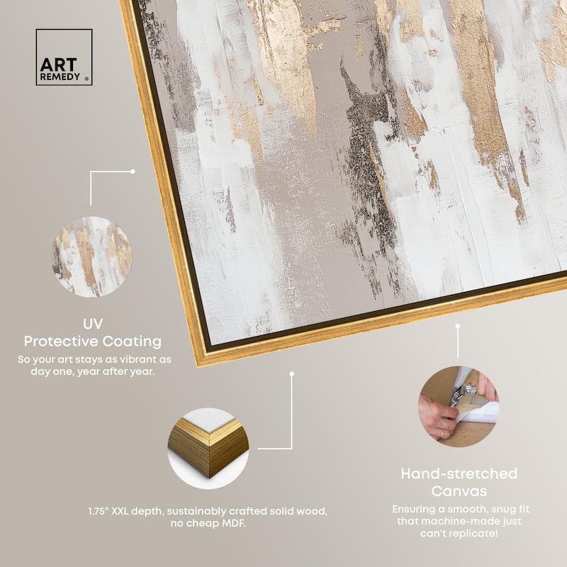 Gilded Brilliance I Canvas by Art Remedy