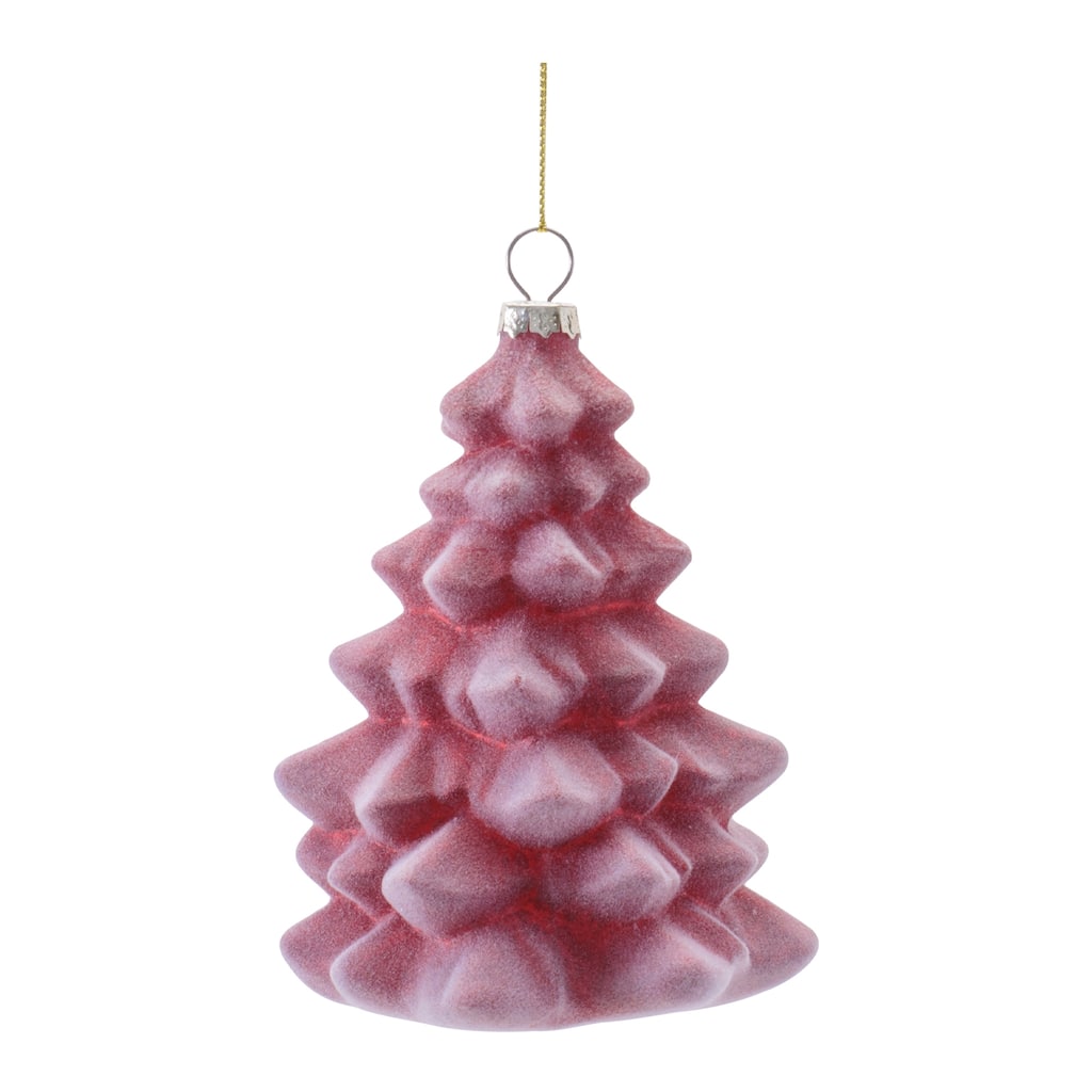 Glass Tree Ornaments (Set of 6)