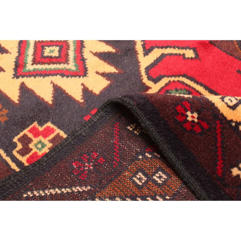 ECARPETGALLERY Hand-knotted Teimani Dark Grey Wool Rug - 4'0 x 6'0