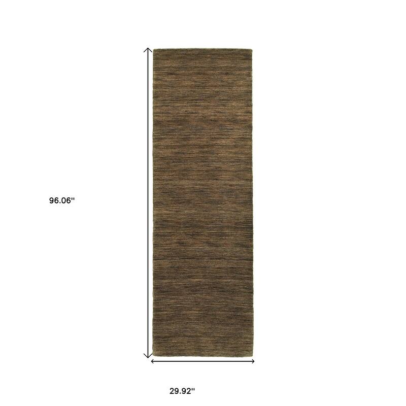 HomeRoots Solid Color Modern Rectangle Area Rug